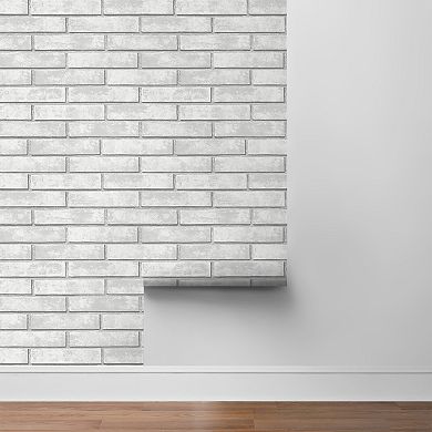 NextWall Monarch Brick Peel & Stick Wallpaper