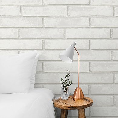 NextWall Monarch Brick Peel & Stick Wallpaper