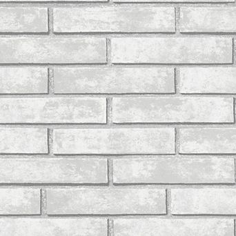 NextWall Monarch Brick Peel & Stick Wallpaper