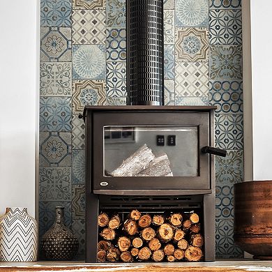 NextWall Moroccan Tile Peel and Stick Wallpaper