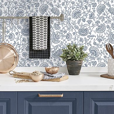 NextWall Paisley Trail Peel and Stick Wallpaper