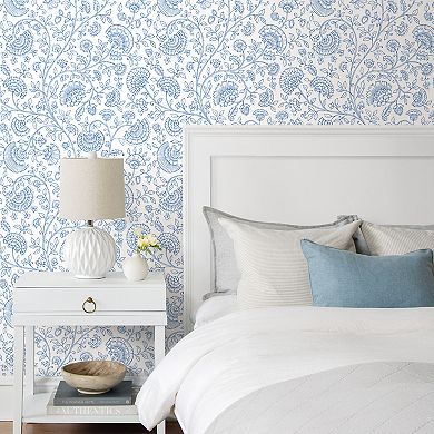 NextWall Paisley Trail Peel and Stick Wallpaper