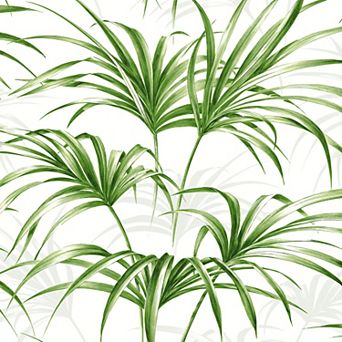 NextWall Palm Leaf Peel and Stick Wallpaper