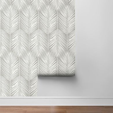 NextWall Palm Silhouette Peel & Stick Wallpaper