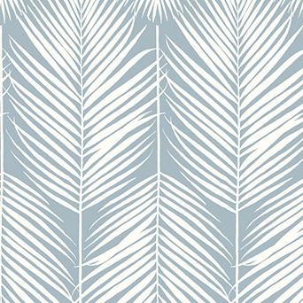 NextWall Palm Silhouette Peel & Stick Wallpaper