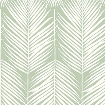NextWall Palm Silhouette Peel & Stick Wallpaper