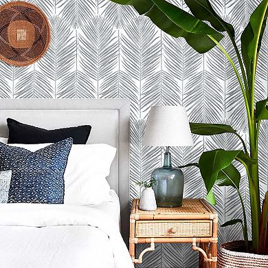 NextWall Paradise Palm Peel and Stick Wallpaper