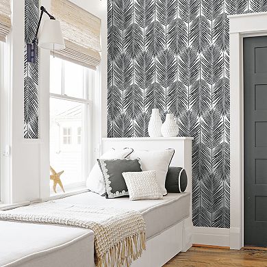 NextWall Paradise Palm Peel and Stick Wallpaper