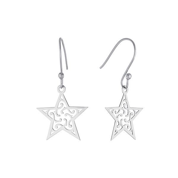 Star Cut Out Earrings FINAL SALE main image 0