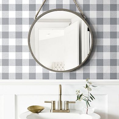 NextWall Picnic Plaid Peel and Stick Wallpaper