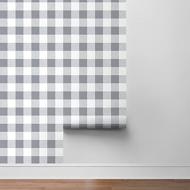 NextWall Picnic Plaid Peel and Stick Wallpaper