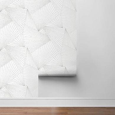 NextWall Ray Geo Peel & Stick Wallpaper