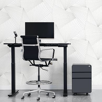 NextWall Ray Geo Peel & Stick Wallpaper