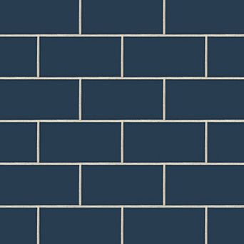 NextWall Retro Tile Peel & Stick Wallpaper