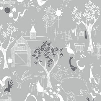 NextWall Rise and Shine Peel and Stick Wallpaper