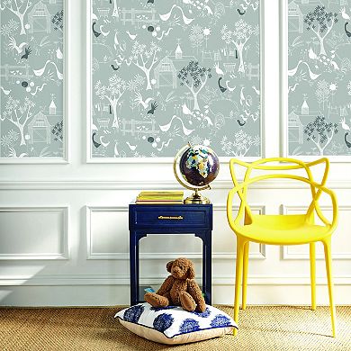 NextWall Rise and Shine Peel and Stick Wallpaper