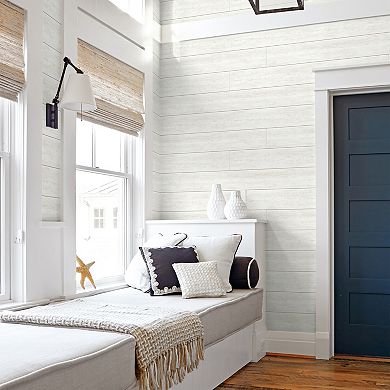 NextWall Shiplap Peel and Stick Wallpaper