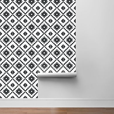 NextWall Southwest Tile Peel and Stick Wallpaper