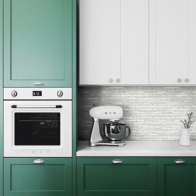 NextWall Strip Tile Peel & Stick Wallpaper