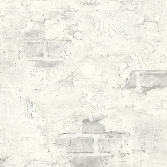 NextWall Stuccoed Brick Peel & Stick Wallpaper