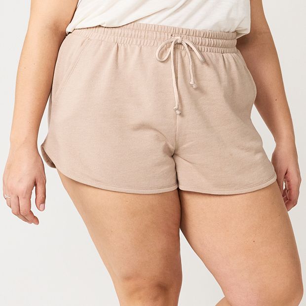 Kohls plus size shorts sale