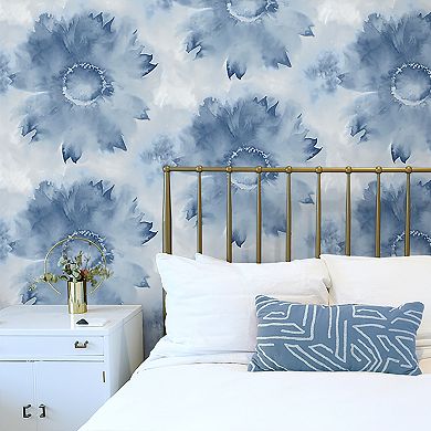 NextWall Sunflower Peel and Stick Wallpaper