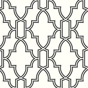 NextWall Tile Trellis Peel and Stick Wallpaper