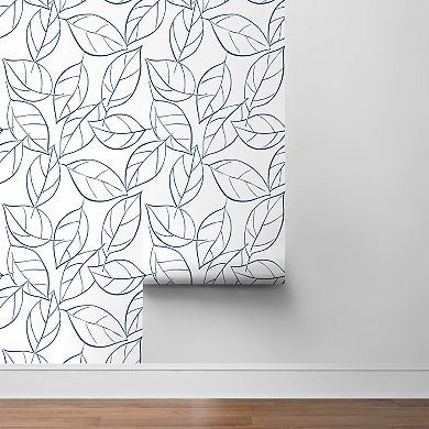 NextWall Tossed Leaves Peel and Stick Wallpaper