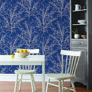 NextWall Tree Branches Peel and Stick Wallpaper