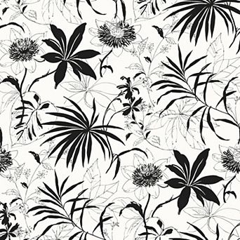 NextWall Tropical Garden Peel & Stick Wallpaper