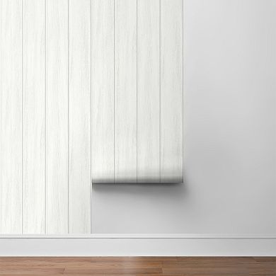 NextWall Wood Panel Peel & Stick Wallpaper