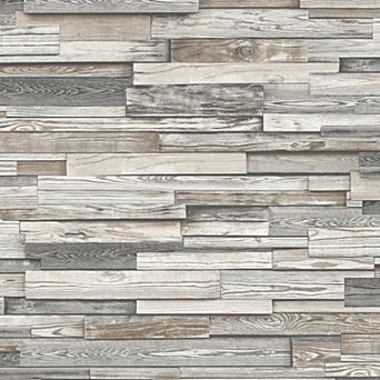 NextWall Wood Plank Peel and Stick Wallpaper