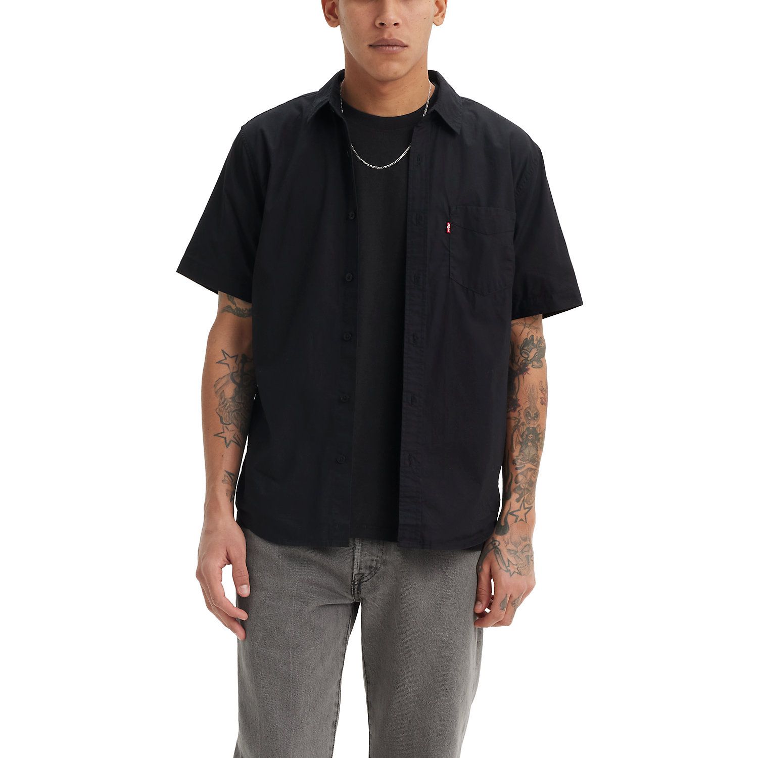 Big Men's Long Sleeve Performance Pocket T-Shirt