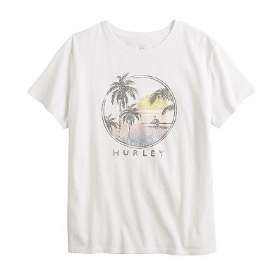 Juniors' Hurley Girlfriend Relaxed Palm Tree Graphic Tee