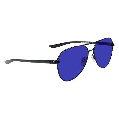 Women's Nike 61mm City Aviator Mirrored Sunglasses