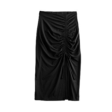 Juniors' SO® Cinch Tie Midi Skirt