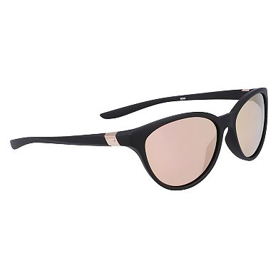 Women's Nike City Persona 57mm Mirrored Cat Eye Sunglasses
