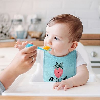 The Peanutshell 10-Pack Wild Child Terry Cloth Baby Feeding Bibs