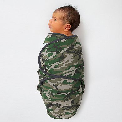 The Peanutshell Camo Elephant 3-Pack Swaddle Set - 0/3 Months