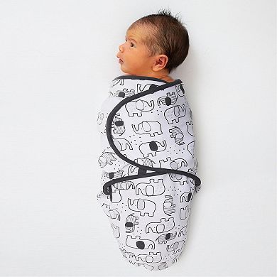 The Peanutshell Camo Elephant 3-Pack Swaddle Set - 0/3 Months