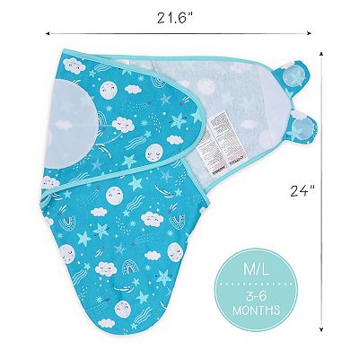 The Peanutshell 3-Pack Celestial Swaddle Set - 3/6 Months