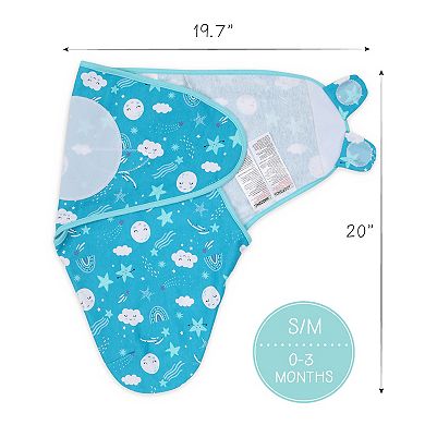 The Peanutshell 3-Pack Celestial Swaddle Set - 0/3 Months