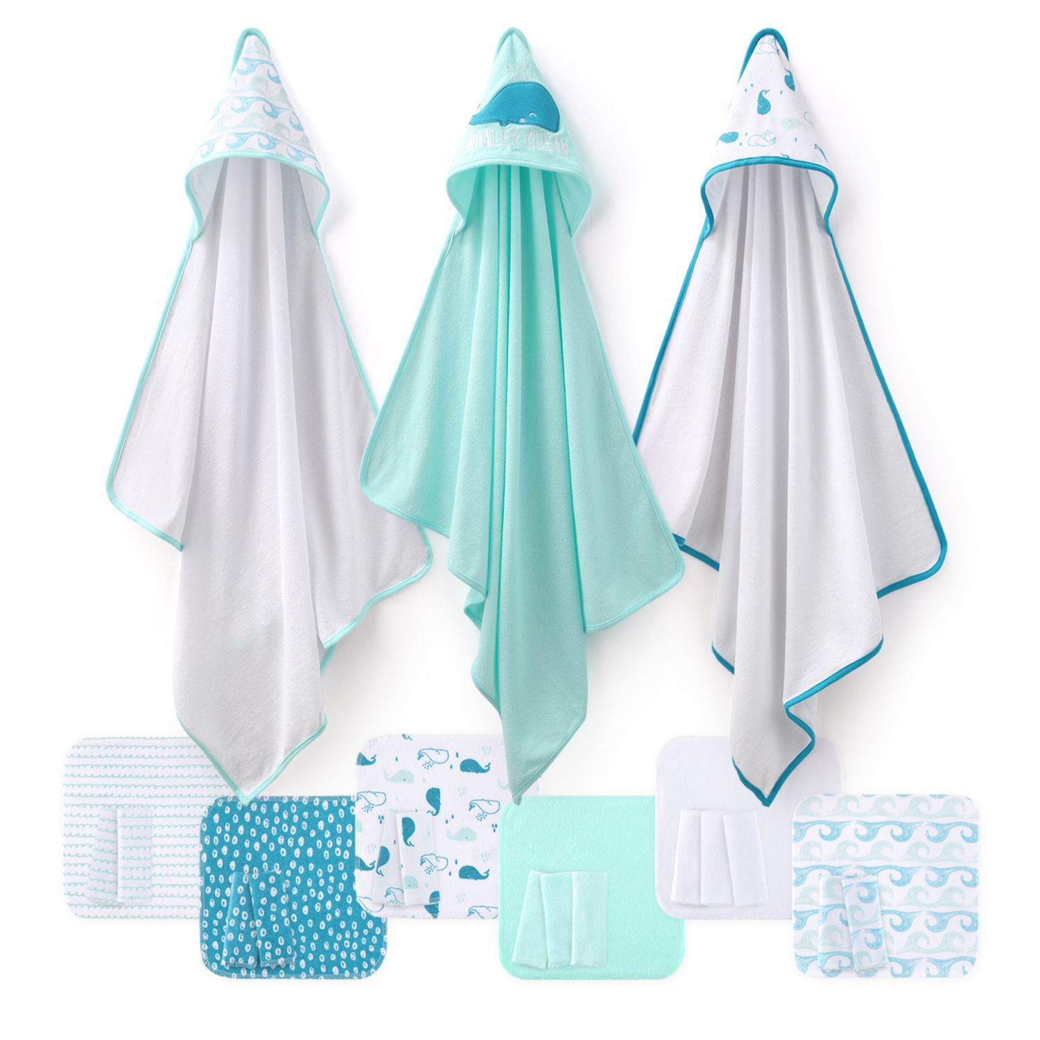 A Special Delivery New Baby Gift Basket - Blue - baby bath set
