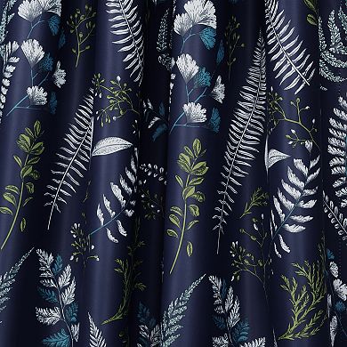 Lush Decor Devonia Set of 2 Allover Light Filtering Window Curtain Panels