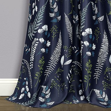 Lush Decor Devonia Set of 2 Allover Light Filtering Window Curtain Panels