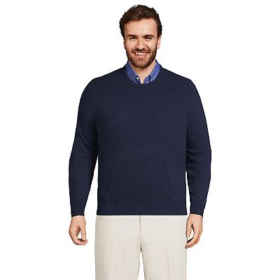 Big Tall Lands' End Fine Gauge Cashmere Sweater