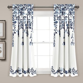 Lush Decor Tanisha Light Filtering Set of 2 Window Curtain Panels