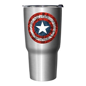 Marvel Capitan America Comicbook Shield 27-oz. Travel Mug