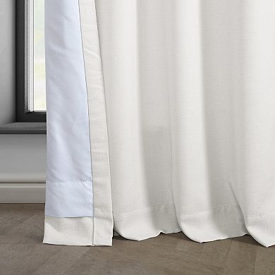 EFF Italian Faux Linen Grommet Curtain Panel