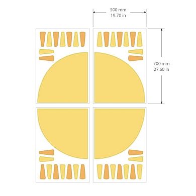 The Big One® Large Sun Wall Decal